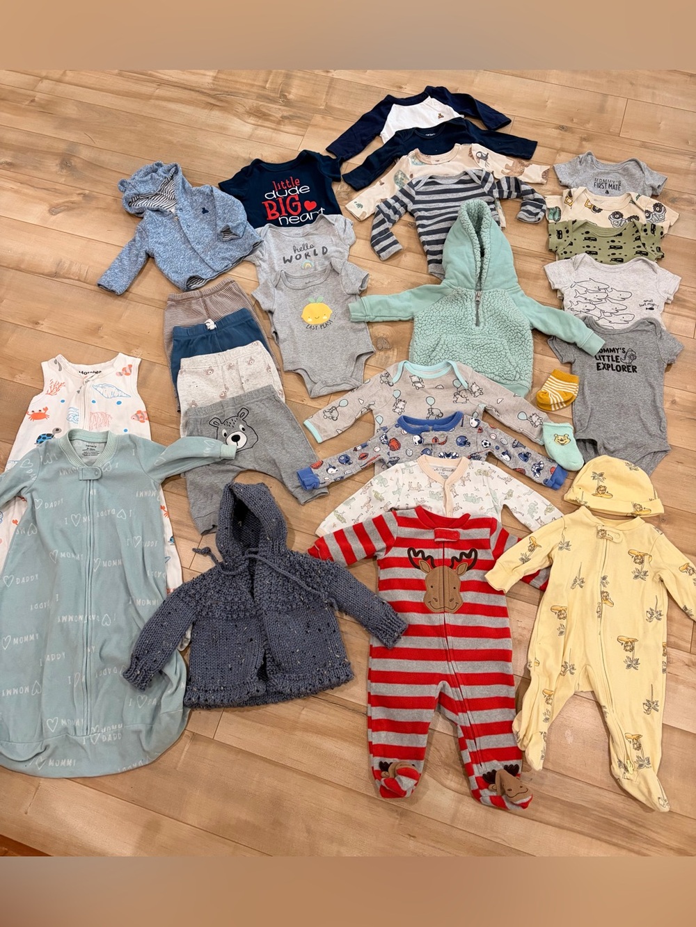 Baby boy bundle size 0-3 months